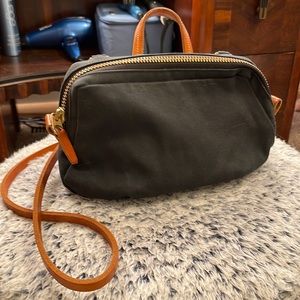 Like new Hoi bo cotton leather purse